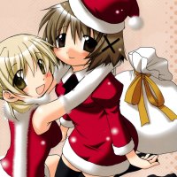 Santa Yuno with Miyako