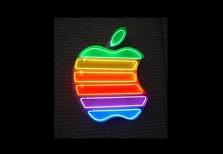 apple - apple, logo, brick, computer, technology