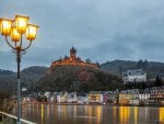 Reichsburg castle on the hill