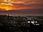 Sunset in Florence, Tuscany