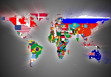 World - World, Colors, Nations, Flags