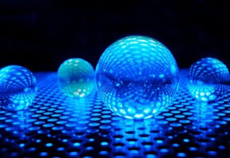 3D Glowing Spheres