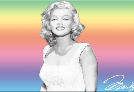 Marilyn Monroe - vintage, marilyn monroe, pastel, icon, marilyn