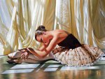 *** BEAUTIFUL BALLERINA -  oil painting ***