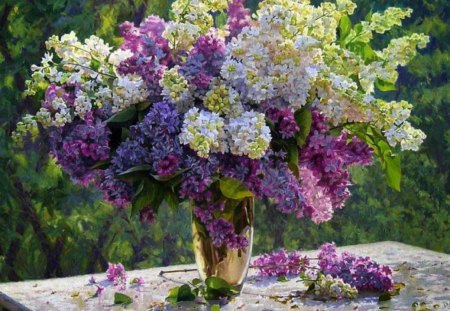 Still Life - flowers, still life, nature, lilacs