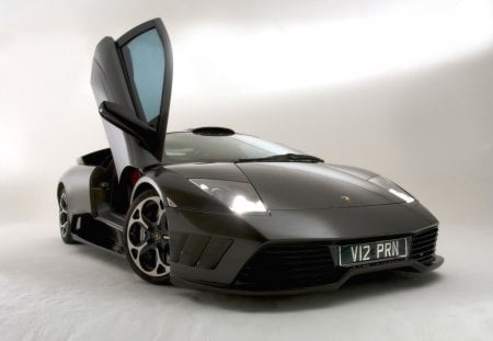 murcielago - black, car, murcielago, lamborghini