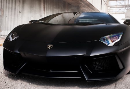 Lamborghini Aventador - lamborghini, garage, car, aventador