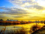 RIVER VIEW at SUNSET