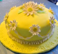 Spring hat cake