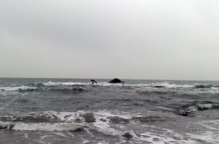 Steel Grey Meadfoot - rocks, water, seas, oceans, beaches, devon, nature