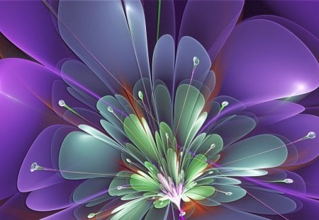 Violet - pastel colors, gorgeous, violet, flower