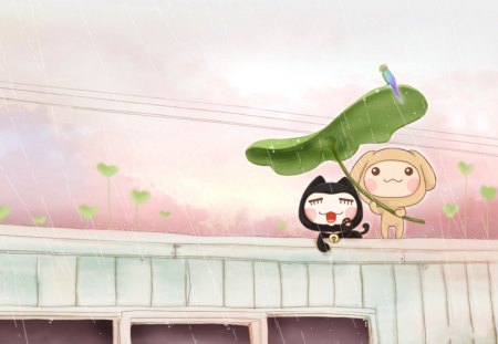 Xiaozuo and Xiaoyou - Cute, Addorable, Cartoon, Anime