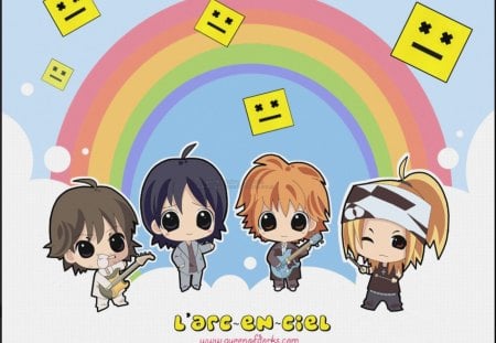 L'Arc~en~Ciel Chibi - hyde, tetsuya, altern rock, osaka