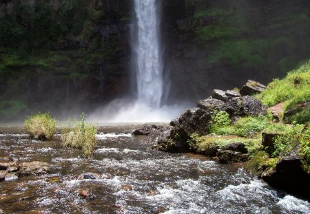 Lone Creek Falls - lone, falls, south africa, sabie, mpumalanga, creek