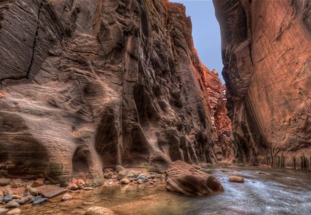 The Utah's language - geology, usa, creek, landscapes