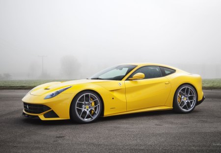 Ferrari F12 Berlinetta - 02, 21, car, picture, ferrari, yellow, 2013