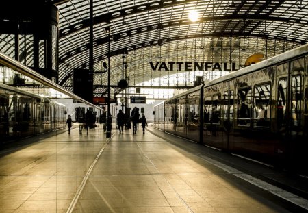 Guten Morgen Berlin - good morning, germany, berlin, station, sunrise