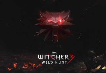 Witcher 3 wild hunt - wolf, witcher, dark, game, hunter