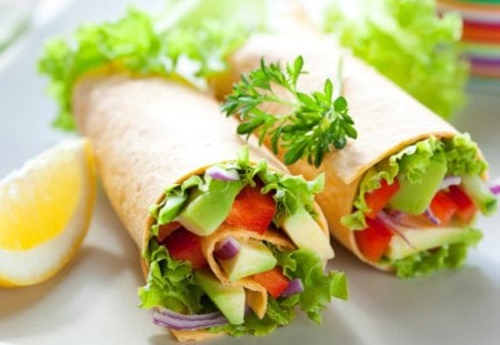 Healthy snacks - food, vegetables, healthy, slice egg