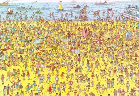 Where's Waldo? - puzzles, find, wheres waldo, search, waldo