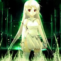 Green Vampire Anime Girl