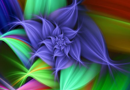 Flower-graphics-abstract - abstract, background, flower, 3d