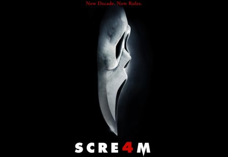 scream 4 - 4, scream, horror, movie, wallpaper