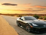 lexus lfa on desert highway