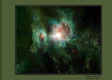 Orion Nebula In False Color 1280x1024 - universe, stars, nebulae, orion, nebula, space