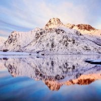 snow covered mountain