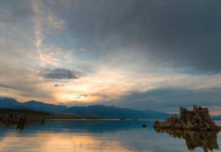 Mono Lake Sunset - California - fun, lake, nature, sunset