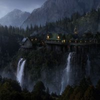 waterfalls village