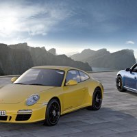 carrera gts blue and yellow