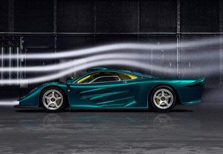 Supercar - car, aerodynamic, green, classic, supercar, super