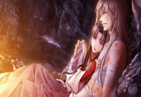 Shirahana - cg, game, anime, couple