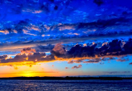 NATURE is MIRACLE - clouds, the baltic sea, baltic sea, finland, sunset