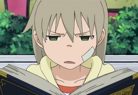 Maka - maka, anime, anime girl, soul eater, book