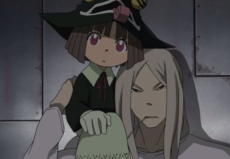 Mifune and Angela - anime, angela, mifune, soul eater