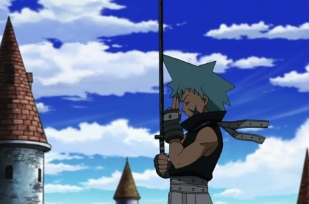 Black Star - anime, sword, soul eater, black star