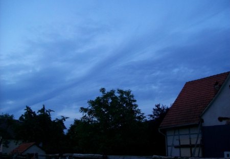 dark blue clouds 2 - dark, blue, clouds