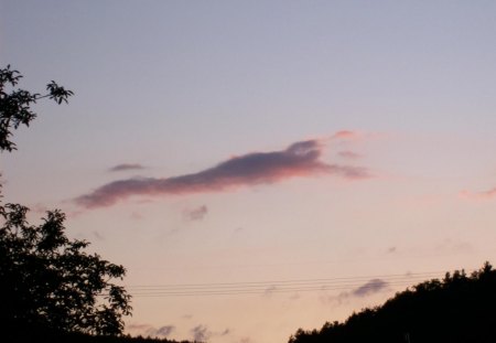 dark cloud on pastell sky - dark, cloud, on pastell sky