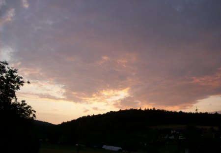 big cloud sunset - big cloud, sunset