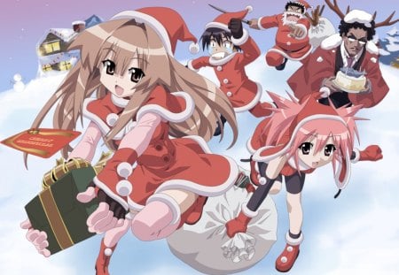 Seto no Hanayome Christmas - christmas, anime, san, seto no hayayome, luna