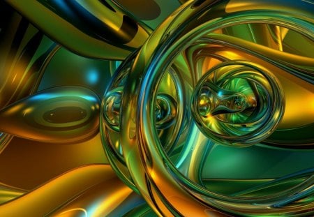 3D Abstract - abstract, 3d