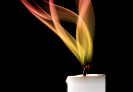 color smoke from candle