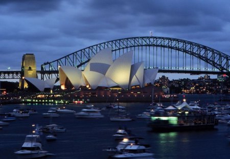 Beautiful,Sydney,Harbour,Bridge,And,Opera,House - Opera, Sydney, Harbour, And, Beautiful, Bridge, House