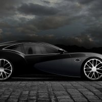 black concept car