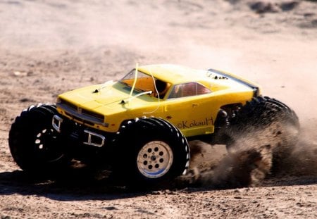 desert racing car - dust, desert, car, racing