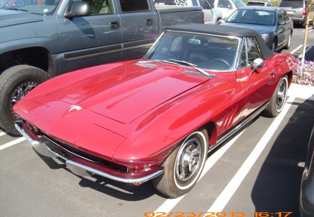 FRIENDLY HILLS CAR SHOW - chevrolet, car, classic, stingray, corvette