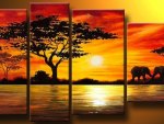 Hand Painted Sunset